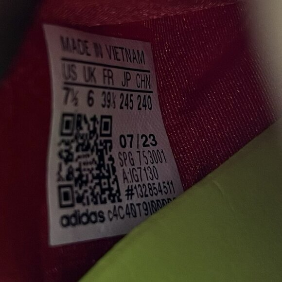 Adidas Adizero Purehustle 3 Elite Softball Cleats White Red Women’s Size 7.5 - Picture 9 of 9